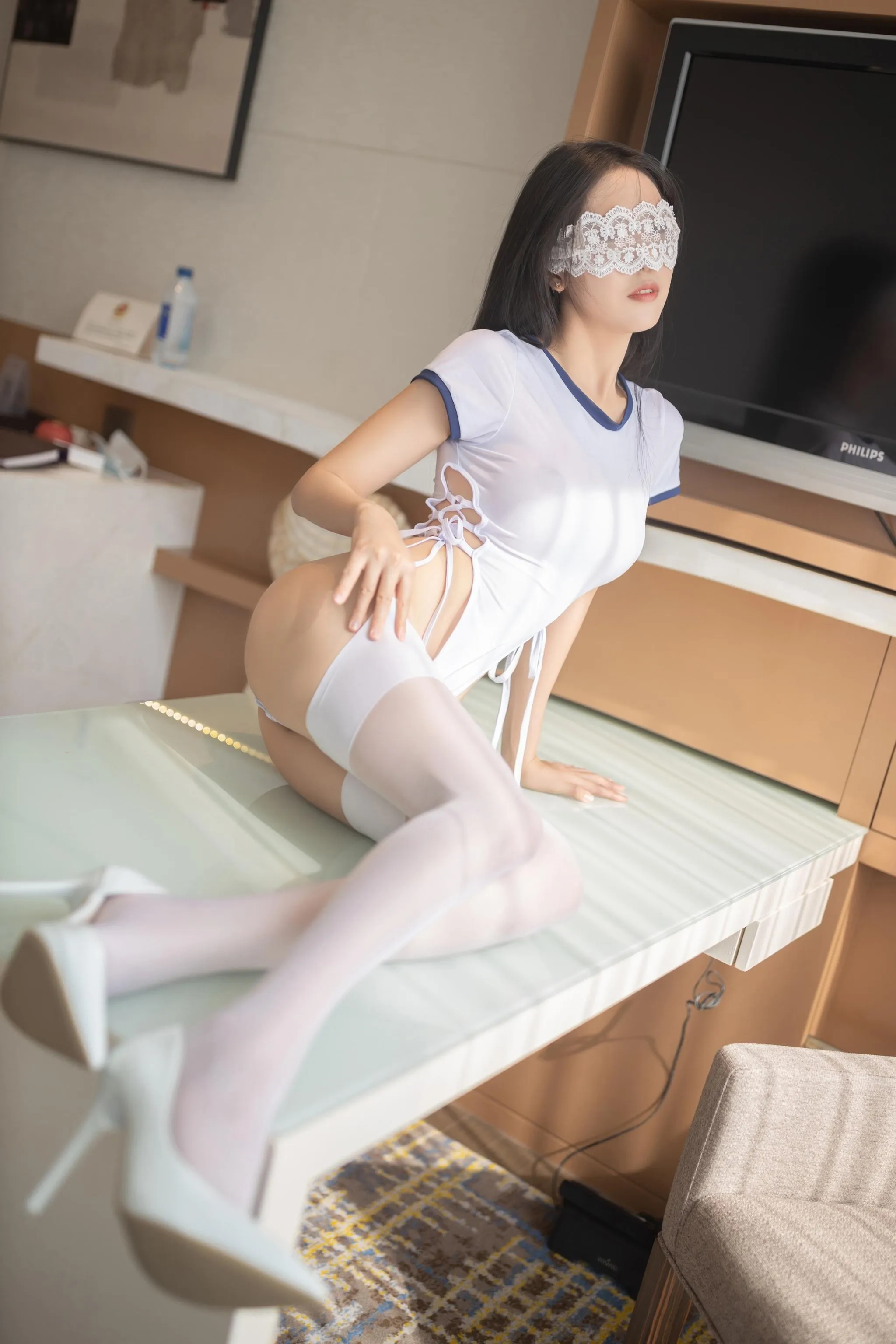 抖娘-利世 – NO.70 眼罩高叉 [84P]插图5